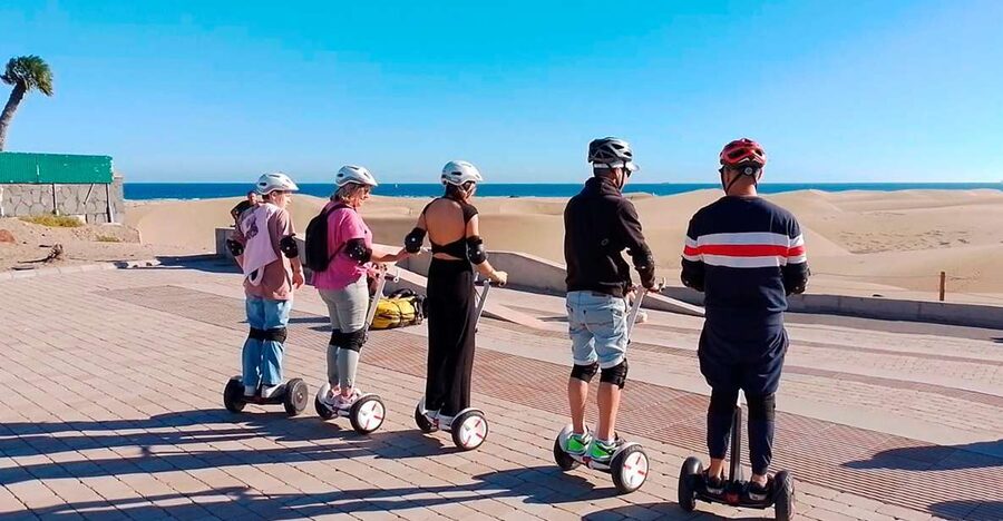 2-H Sunset or Morning Segway experience near by Sand Dunes - Maspalomas to the seaside promenade: gliding with ocean wind