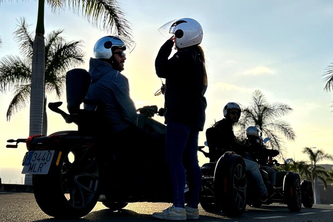3 wheels motorcycle Coast Tour - Ryker - Gran Canaria Maspalomas - Puerto Rico pass-through and the best way to enjoy it without stopping