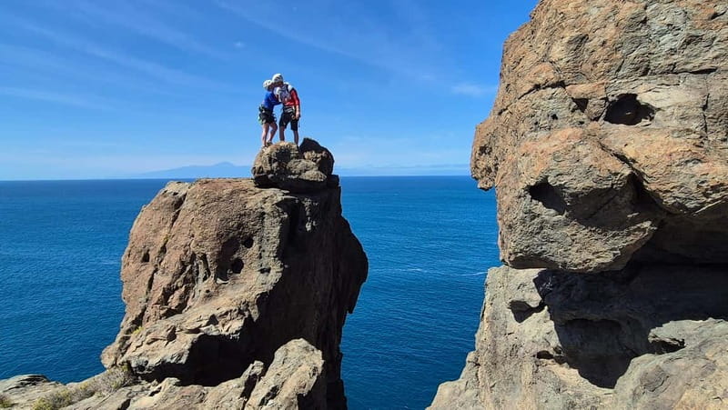 Agaete: Gran Canaria Coasteering. Marine Ferrata and Zipline - Optional 12 Meter Jump, If You Want the Real Moment