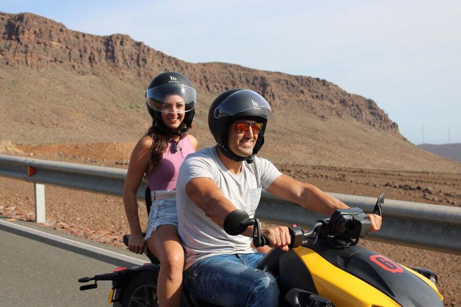 Can-Am Ryker Adventure Grand Tour - Guayadeque: cave houses, Cueva Tagoror tapas, and that 360-degree ravine walk