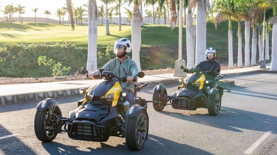 Can-am Ryker moto / buggy / quad Tour: Coast (Maspalomas) - Arguineguín photo stop: the “look, slow down, take it in” moment
