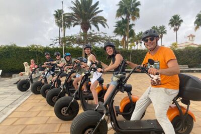 e-Scooter City Tour + Camel Ride inside Maspalomas Dunes