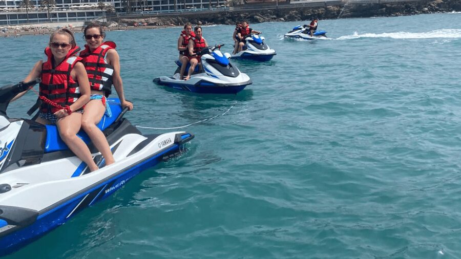 From Playa del Inglés: Guided Jet Ski Tour & Hotel Transfers - Getting From Your Playa del Inglés Hotel to the Beach