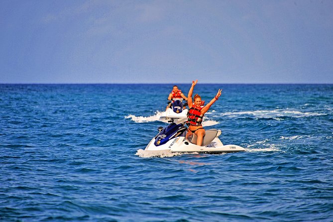 Fun Pack Water Sports - Jet Ski and Parasailing at Anfi Beach, the fast way to get big views