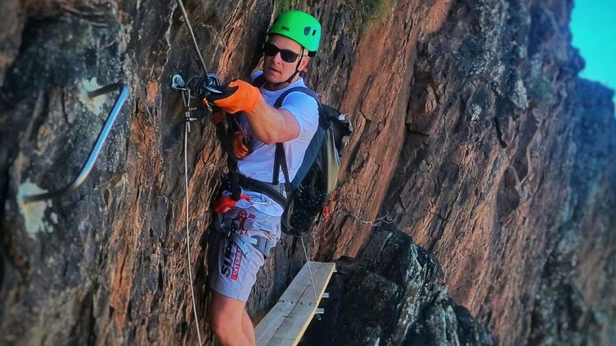 Gran Canaria: Guided Via Ferrata and Zipline Adventure - Zipline Flying Down, Then a Short 15-Minute Top Walk