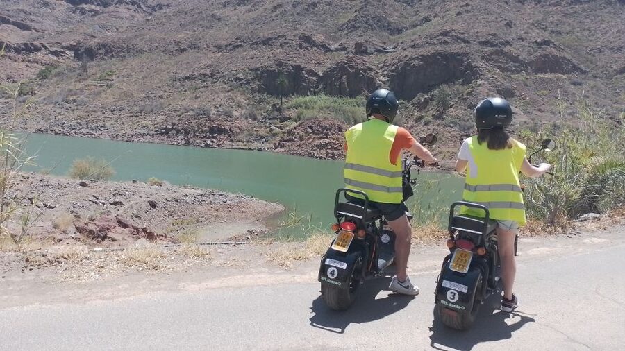 Gran Canaria: Los Pilancones Natural Park e-Scooter Tour - Meeting point at Bici Bike Vintage in Cita Shopping Center