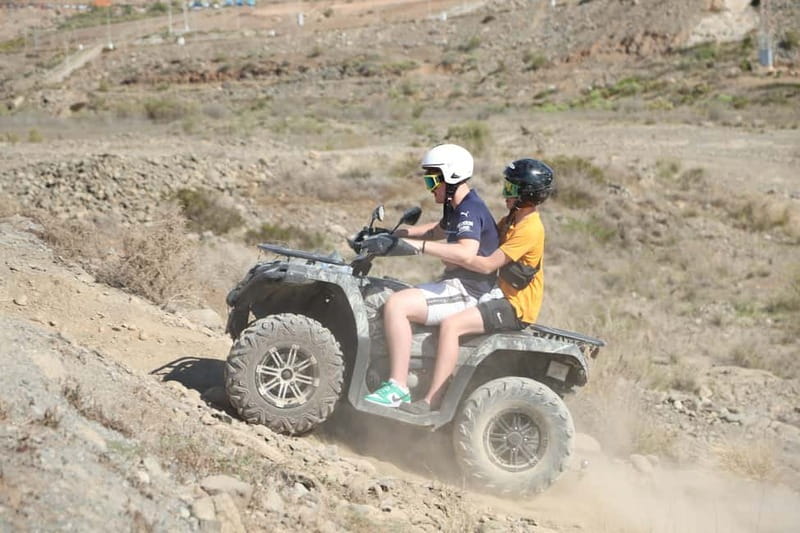 GRAN CANARIA: QUAD TOUR - AFTERNOON SUNSET TOUR 1HR 45 MIN - From Maspalomas Toward Fataga and Ayagaures: The Route in Plain English