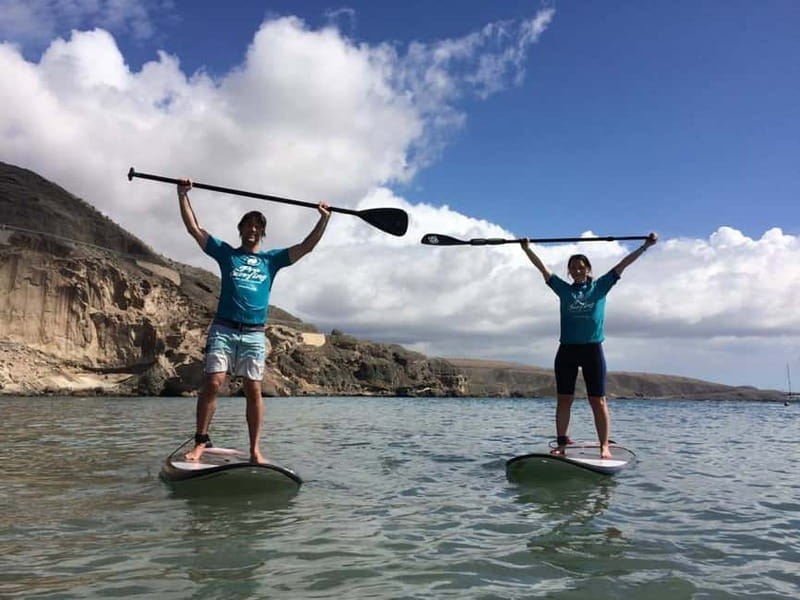 Gran Canaria: Stand-Up Paddle Lesson & Snorkeling Tour - What the beach lesson does for beginners