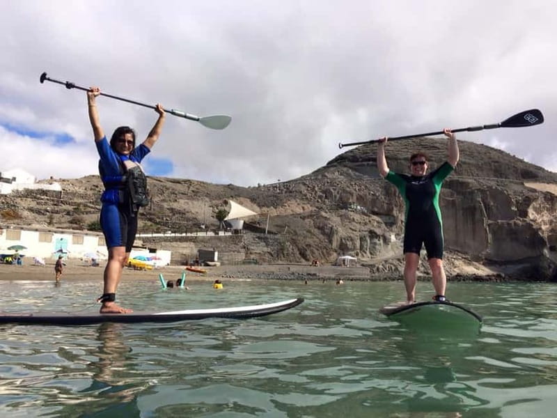 Gran Canaria: Stand-Up Paddle Lesson & Snorkeling Tour - Your two hours on the water: learning the board the hands-on way
