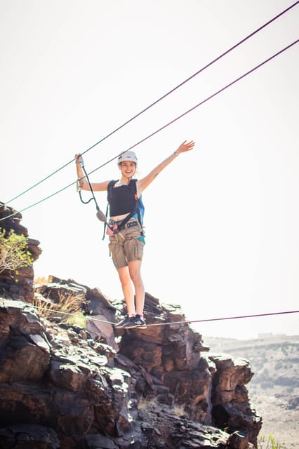 Gran Canaria : Vía Ferrata "Amor & Odio" - Medium level - Key Things You Will Notice