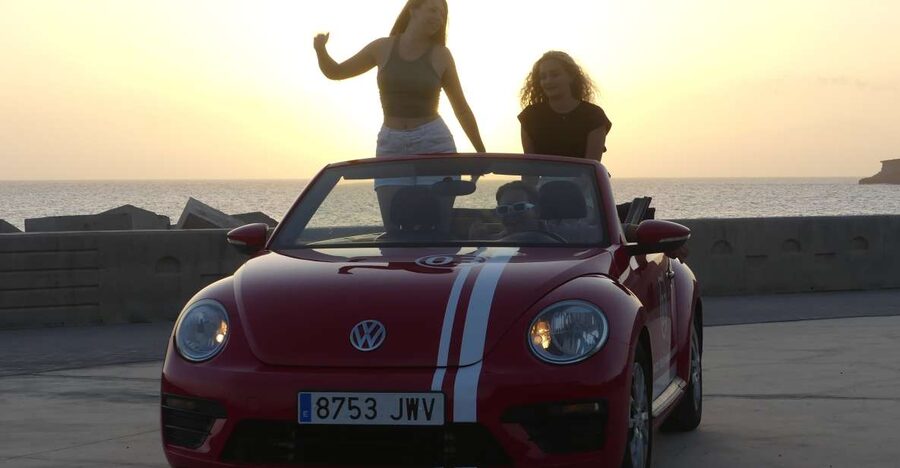 Gran Canaria : West coast Cabrio Sunset - Mogán village and its windmill: charming, quick, and worth the photo