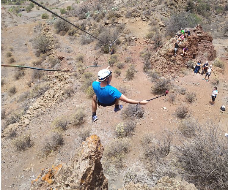 Gran Canaria: Zipline and Mountaineering Tour - Santa Lucía de Tirajana, the perfect setting for a beginner adventure