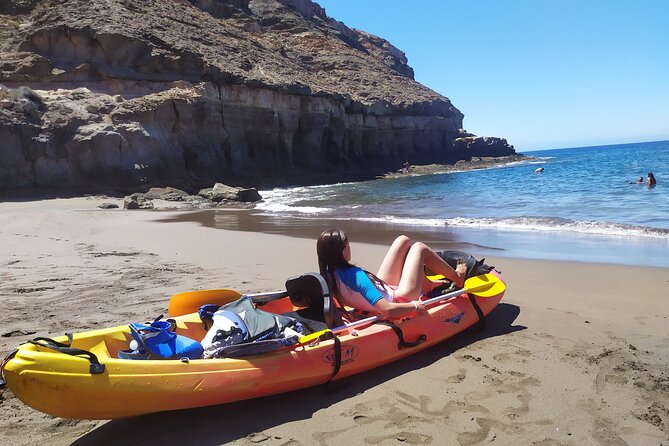 Kayak & Snorkeling Tour in Caves in Mogan - Private kayak and caves start at Playa de Taurito