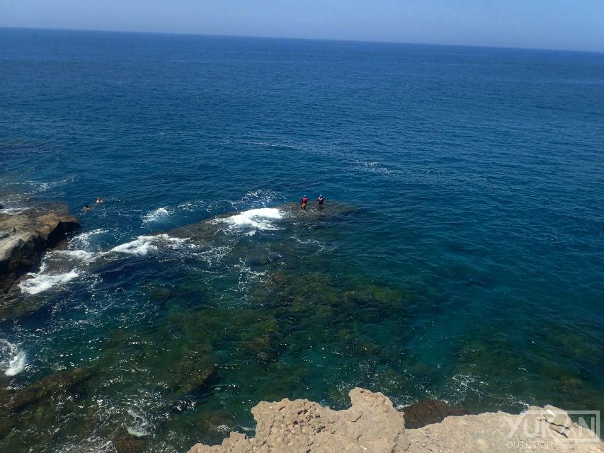 Las Palmas: Coastering, Via Ferrata, Water Jumping & Snorkel - Via ferrata sections and the suspension bridge over the water
