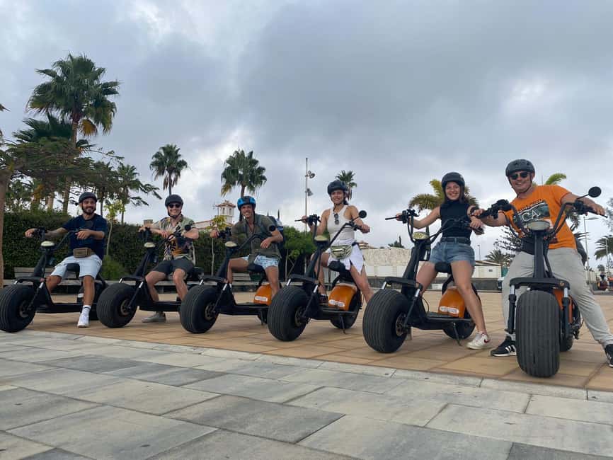 Maspalomas: 2-Seater Chopper E-Scooter Rental - Meeting at Bici Bike Vintage in Cita Shopping Center