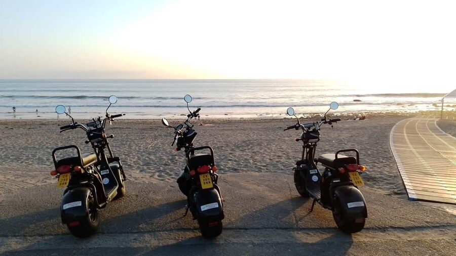 Maspalomas: 2-Seater Chopper E-Scooter Rental - Oasis of Maspalomas, Charca lagoon: bird watching without a long detour