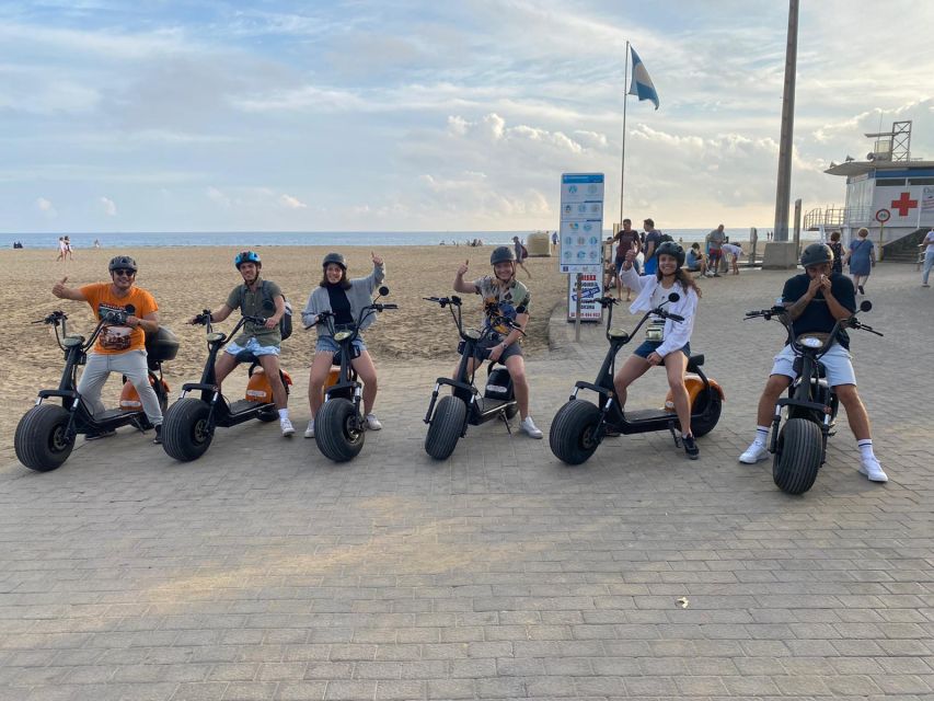 Maspalomas: 2-Seater Chopper E-Scooter Rental - Playa del Ingles and Meloneras: a smooth coast-to-promenade shift