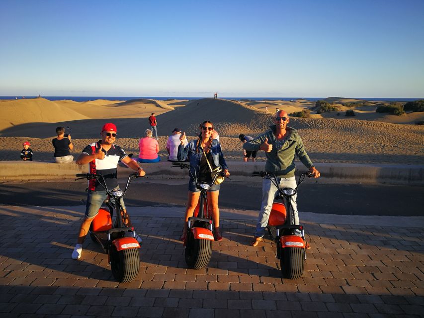 Maspalomas: 2-Seater E-Scooter Dunes Tour with Camel - Camel Safari for 30 minutes: fun add-on, clear limits, no long commitment