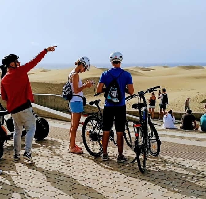 Maspalomas: E-Bike Sightseeing Sunset Tour or Morning Tour - The gear check, helmets, and a quick readiness reality