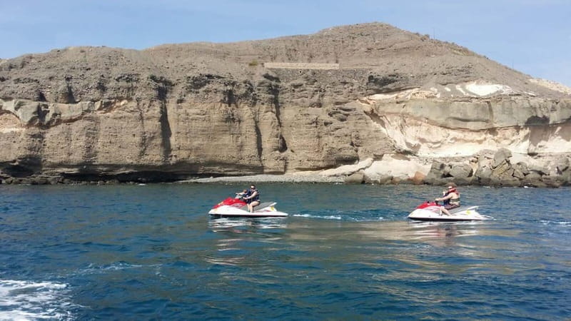 MASPALOMAS: JETSKI 30 MINUTES <em>FREE PICK UP – Key highlights in plain English’ /></p>
<ul>
<li><strong>Self-drive Yamaha VX jetskis</strong>: Brand new machines, you control your ride.</li>
<li><strong>Small group size (up to 4)</strong>: Less crowding, more straightforward attention.</li>
<li><strong>Free hotel transfer outside Playa del Ingles</strong>: A big convenience, if pickup timing is confirmed.</li>
<li><strong>English and Spanish instruction</strong>: You can get the safety rundown without guessing.</li>
<li><strong>Maspalomas dunes from the water</strong>: The coastline looks different when you are moving.</li>
<li><strong>30 minutes of riding, total about 1 hour</strong>: A short but high-energy burst.</li>
</ul>
<h2>Self-Drive Yamaha VX in Maspalomas: What You’re Signing Up For</h2>
<p><img width="800" height="450" decoding="async" src=