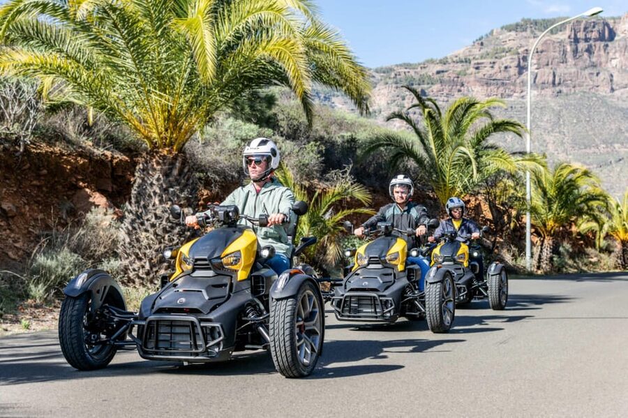 Maspalomas: Ryker Moto Tour to Fataga (Mountain buggy) - The ride out of Playa del Inglés and the Curves into the hills