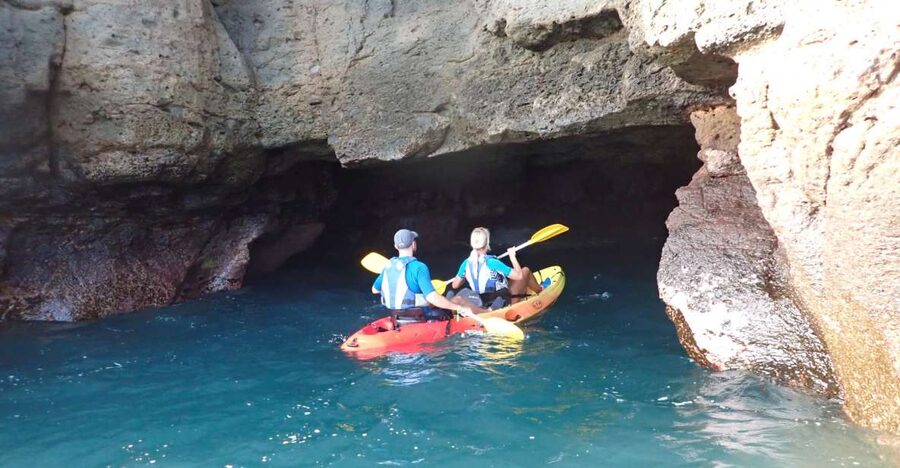 Mogán: Guided Kayak to Caves and Snorkeling Tour - Cliff jumping options: controlled adrenaline, not a blind leap