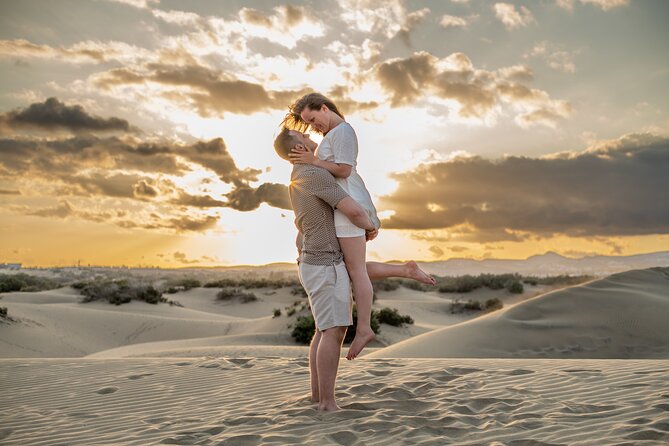 Photoshoot at Dunas Maspalomas in Desert Beach Ocean View - The beach and dunes plan, and what makes each part work