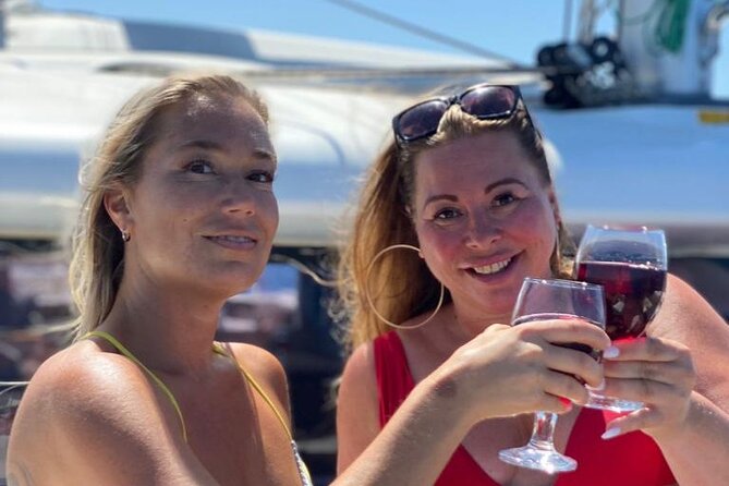 Private 4 hour Catamaran cruise in south coast of Gran Canaria - The swim and snorkeling portion, where the time actually happens