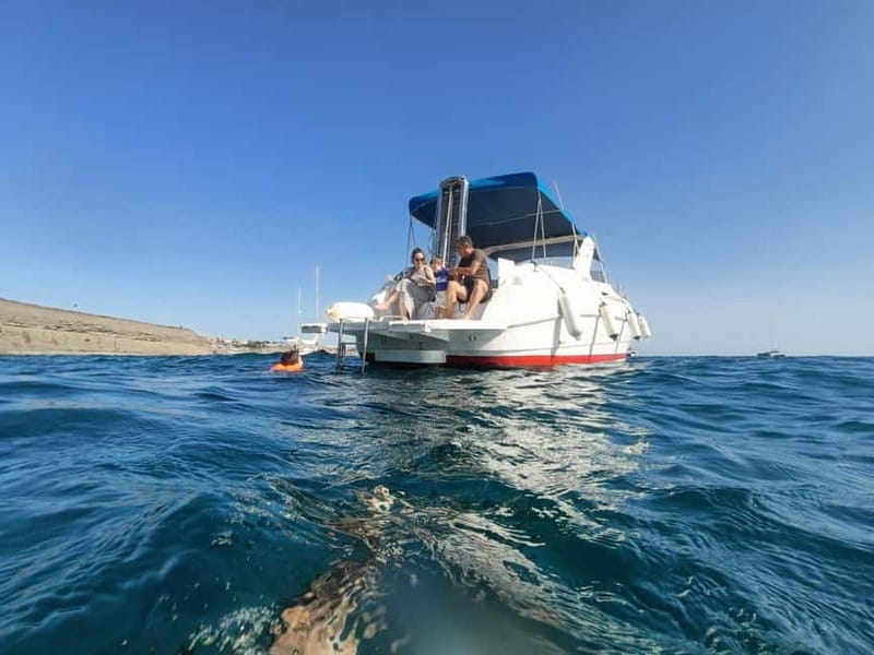 Puerto de Mogán: PRIVATE Yacht for up to 10 persons - The water plan: snorkeling stops plus paddle surf time