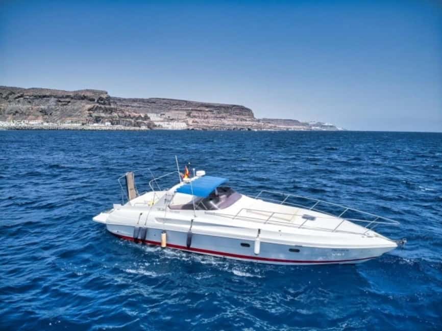 Puerto de Mogán: PRIVATE Yacht for up to 10 persons - Champagne, unlimited drinks, and onboard meals that actually help