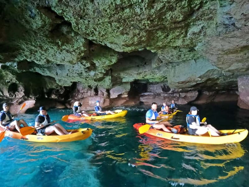 Puerto Mogán: Guided Adventure Kayak Tour in Caves & Snorkel - Weather, Sea Conditions, and the Cave-Swim Question