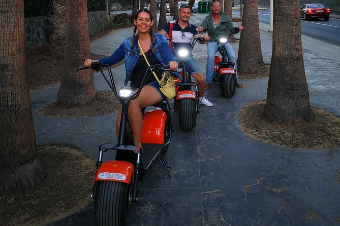 Rent e-Scooter 2 seater from 1 untill 4 Hour : Explore Maspalomas - Stop 1: Faro de Maspalomas lighthouse, where the dunes meet the coast