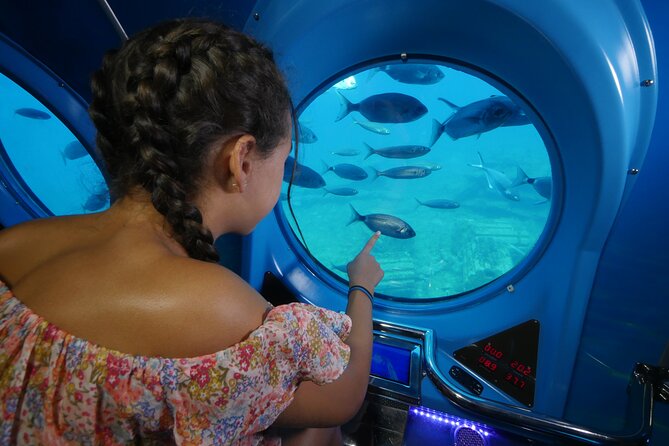 SUBMARINE ADVENTURE - Submarine Excursion in Puerto de Mogán - Sunken shipwrecks: angles, timing, and the story you get with audio