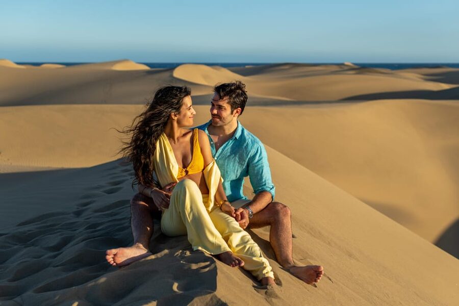 Sunset Photography at Dunas Maspalomas - What You Get After: 20 Edited Photos, Link in Up to 3 Days