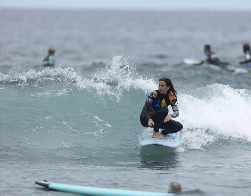 Surf lessons in Las Canteras Beach - Getting to University Surf School, then straight to the water