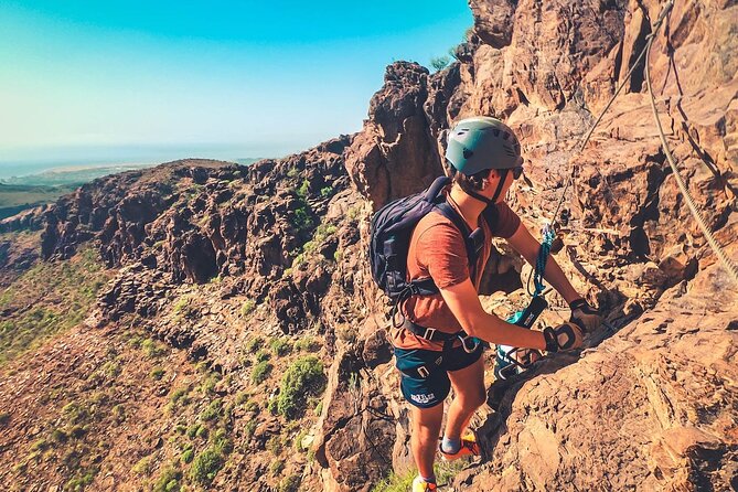 Top Vía Ferrata for Beginners in Gran Canaria ツ - Key things that make this via ferrata a great starter climb