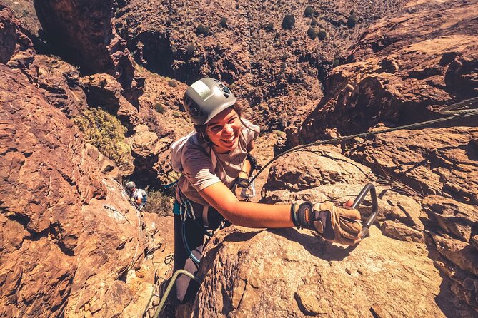 Top Vía Ferrata for Beginners in Gran Canaria ツ - The 4-hour climb: what the Secret Spot experience feels like
