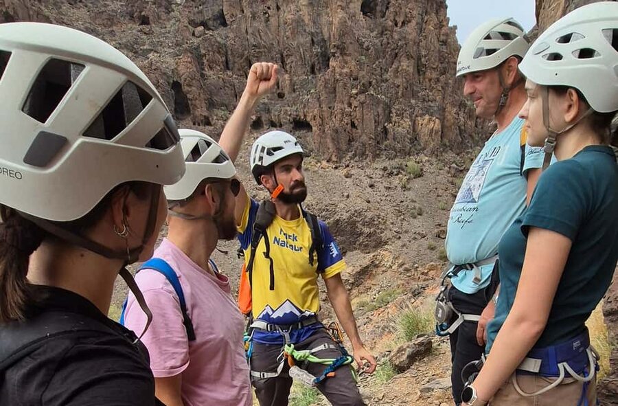 Via Ferrata - Klettersteig Gran Canaria: Rocky Mountains - Finishing Up Back at Bahia Feliz, Then Relaxing on the Beach